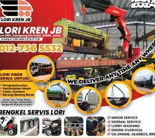 bengkel lori bergerak jb