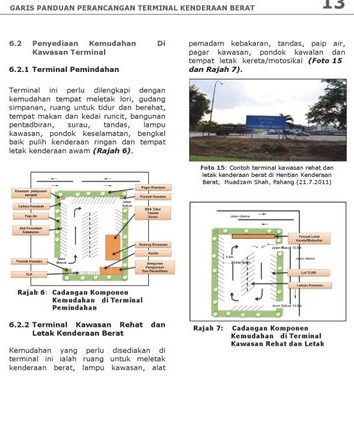 tempat meletak kenderaan berat